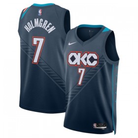 Dres Oklahoma City Thunder Chet Holmgren Nike 2025-26 City Edition Crno Swingman